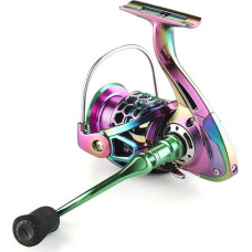 CXGFRGH Angelrolle, Galvanisierte Farbe Luftfahrt-Aluminiumlegierung Alle Metalldrahtbecher-Spinnräder(1000)