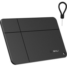 MiLi MiCard Wallet Tracker for Android & iOS, Wireless Rechargeable Smart Tracking Card with NFC Business Card, Compatible with Find My Device & Where?, for Wallet/Suitcase/Bags