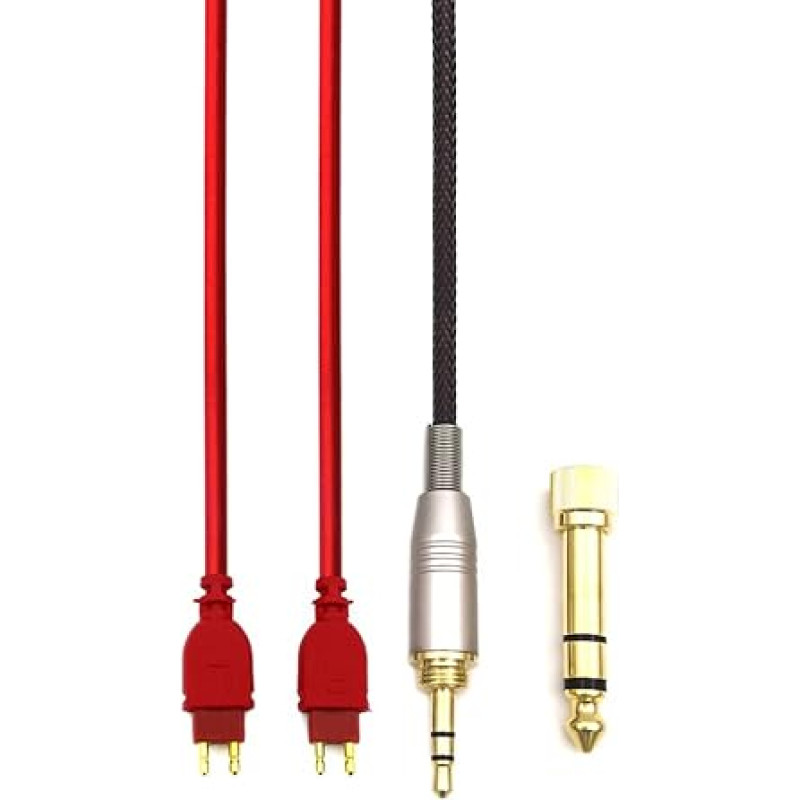 FeiYen 1,2 m pakaitinis garso atnaujinimo kabelis Sennheiser HD650 HD600 HD580 Massdrop HD 6XX ausinėms