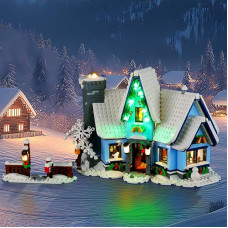 BRIKSMAX 2.0 LED Light for Lego Visit of Santa Claus - Innovative LED Lighting Compatible with Lego 10293 - Without Lego Set