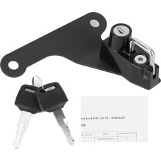 Grcfumo Motociklininko šalmo užraktas, aliuminio lydinio apsaugos nuo vagystės šalmo užraktas su rakto saugumo užraktu ZX 10R 2016 2017