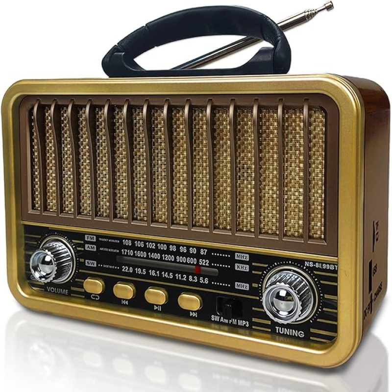 Retro radijo imtuvas su 