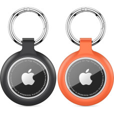 Airtag-Halter, 5 Stück, Schlüsselanhänger-Hülle, wasserdichte Silikon-Schutzhülle für Airtags, kratzfeste GPS-Abdeckung mit Schlüsselanhänger für Airtag-Tag-Artikelfinder für Haustiere, Kinder, Gepäck