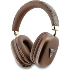 CG MOBILE Guess Bluetooth 5.3 4G On-Ear Headphones with Triangle Logo (Brown)