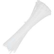 EMTSEB 200 pakuočių 150 mm x 3,6 mm ilgio sunkiųjų nailoninių kabelių raiščių, skirtų namams, biurui, garažui ir dirbtuvėms - baltos spalvos