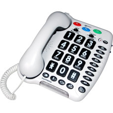 Geemarc Schnurgebundenes senjorų telefonas AMPLIPOWER 40 baltas