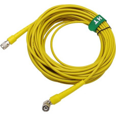 HangTon Yellow GPS Antenna Cable TNC Connector Right Angle RG58 for Trimble Topcon Sokkia Leica Receiver Base Station to GPS Antenna (3)