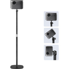 AKOZLIN Projector Floor Tripod, Height Adjustable from 16 to 47 Inches, 360° Swivel, with Universal 1/4 Thread, Compatible with Projector Cameras, Mobile Phone Holders, Floorstanding Type Load