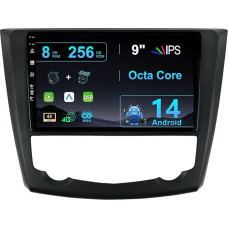 MISONDA 8G + 256G 2 DIN 9 colių IPS Android 14 Stereofoninis automobilinis radijas Renault Kadjar 2015-2019 m. su GPS navigacija Carplay palaikymas Android Automobilinis Bluetooth 5.0 DAB+ USB WiFi 4G FM/AM RDS DSP