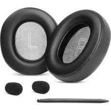 TaiZiChangQin Replacement Ear Pads Compatible with Razer Kraken V3/V4, Kraken V3 Pro/V4 Pro Gaming Headphones, Ear Pads, Protein Leather, High Density Foam, Black