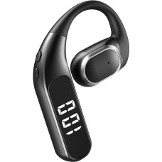 Wireless Bluetooth 5.5 Handsfree Single Open Ear Headphones Waterproof ENC Noise Cancelling Over-Ear Headphones TWS Handsfree with Mic for iPhone Android
