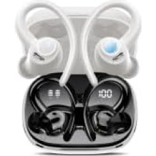 Bluetooth Headphones Sport, In-Ear Headphones Wireless Bluetooth 5.3 with HD Mic, Outstanding Sound, 48 Hours Playtime, Dual LED Display, Comfort Fit, IP7 Waterproof Earphones for Sports with Ear