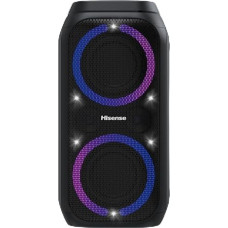 Hisense Party Rocket 160, 160 W Max Audio Power, 12 Hours Battery Life, TWS Pair Play, Karaoke Mode, 5 Light Effects, Vocal Fader, IPX4 Waterproof, Bluetooth 5.0