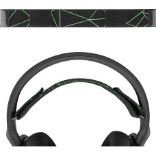 Geekria Flex Fabric Headband Pad Compatible with Arctis 5 Arctis 3 All-Platform Gaming Headphone Replacement Band Repair Part for Headset Head Cushion Cover (Black)