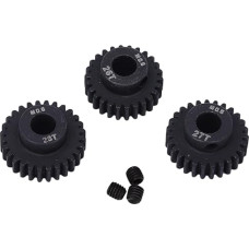 YIZISECCE Motor Motor Modul Ritzel Zahnrad Set, Für Innen loch Ersatz Komponente, Kompatibel Mit 1/10 1/8 RC Auto, Hochpräzise langlebige Metall konstruktion, Glatt getriebe (26~28t)