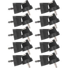 Vieno cilindro generatoriaus paleidimo raktas Plastikinis geležinis variklio užrakto užvedimo raktas, skirtas 188F 190F 5KW 8KW generatoriams Pakuotė po 20 vnt.