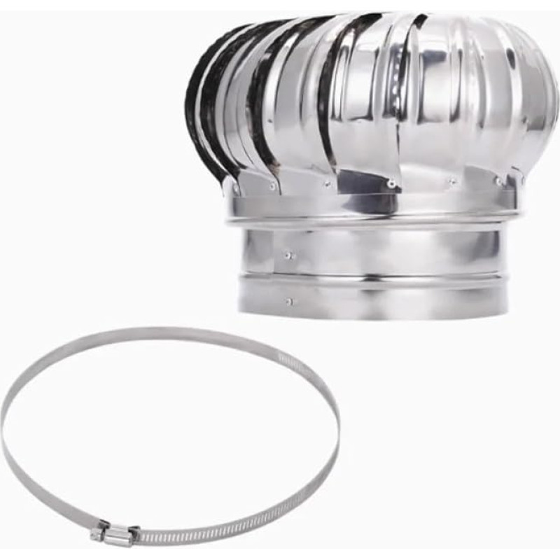 304 Edelstahl Dachventilator Wind s Oro ventiliacija Dachbodenventilator 100mm 150mm 200mm Pipefit Dachlüfter(100)