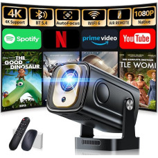 Mini vaizdo įrašymo įrenginys, nešiojamasis vaizdo įrašymo įrenginys Su WiFi 6 ir BT 5.4, 1080p 4k de alta definición completa, su automatinio įrašymo ir trapecinio pataisymo funkcija
