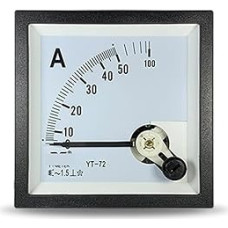 Yt72 AC Amperemeter verwendet direkt 1a 2a 5A 10a 15a 20a 30a 40a 50a Drahtzeigerinstrument Dh72 1Pcs(AC 15A)