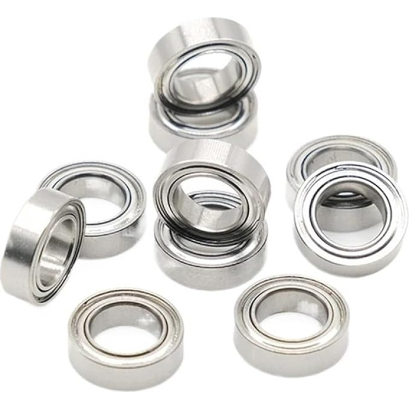 FPJQOBJC 10PCS SMR106ZZW2.5 Miniatiūrinis lageris 6x10x2,5mm ABEC-7 Edelstahl Kugellager MR106 SMR106 Z ZZ