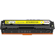 HenceBuy With Chip 207A W2212A Yellow Toner Suderinamas su HP 207X W2212X tonerio kasete, skirta HP Color Laserjet Pro MFP M283fdw M282nw M283fdn M282nw M283fdn M255dw M255nw M283 M282 M255 Spausdintuvui (geltonas)
