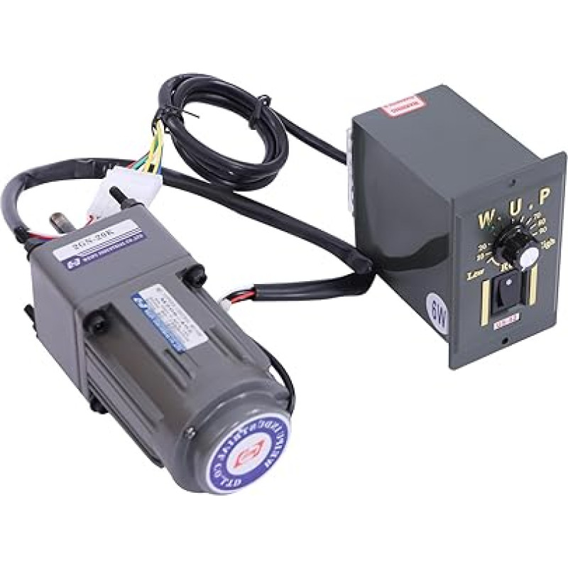 220 V 6 W krumpliaratinis elektros variklis 1400 aps/min greičio reguliatorius Nuolat reguliuojamas 220 V variklio greičio reguliatorius Reguliuojamas greičio reguliatorius (20 k)