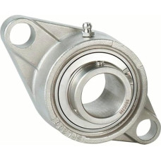 YMUGUEGH 1PCS SUCFL209 304 Edelstahl Äußere Sphärische Lager Gürtel Basis Einsatz Lager