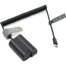 Uonecn EP-5B| EN-EL15 baterijos manekeno ir USB C PD C tipo 9V 12V maitinimo kabelis, skirtas Nikon D500 D600 D750 D800 Z5 Z6 Z6 Z7 Z6II Z7II D810 D850 D7000 fotoaparatui