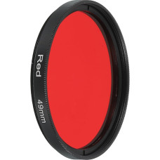 49mm objektyvo filtras Raudonas fotoaparato filtras Apsauga nuo įbrėžimų Optinio stiklo apvalus fluorescencinis filtras Universalus fotoaparato objektyvo filtras
