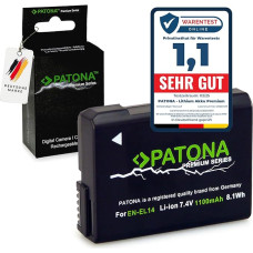 Aukščiausios kokybės baterija EN-EL14 / EN-EL14a, skirta Nikon Coolpix P7000 | P7100 | P7700 | P7800 | D3100 | D3200 | D3300 | D5100 | D5200 | D5300 | D5500 | Df