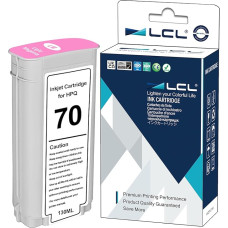 LCL suderinama rašalo kasetė 70 C9455A 135ML didelio našumo pigmentinis rašalas (šviesiai purpurinis), skirtas Designjet Z2100 Z3100 Z3100PS Z3200 Z3200 Z3200PS Z5200 Z5400