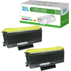 InkJello suderinama tonerio kasetė, skirta Brother DCP-8060 DCP-8065DN HL-5240 HL-5240L HL-5250D HL-5250DN HL-5270D HL-5270DN HL-5280DW MFC-8460N MFC-8860DN MFC-8870DW TN3170 (juoda, 2 vnt.)