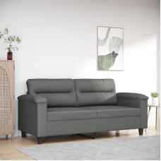 ShGaxin 2-Sitzer-Sofa Dunkelgrau 140 cm Mikrofasergewebe, Loungesofa, Sofos ir sofos, Relaxsofa, Couch für Wohnzimmer, 359563
