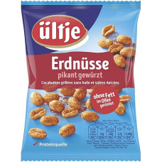 ültje Žemės riešutai, aštriais prieskoniais, skrudinti be riebalų, 200 g