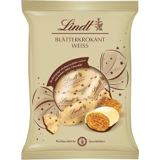 Lindt Chocolate | Leaf Crocant Balls Bag | 90 g | Delicate Crispy Crocant Wrapped in White Chocolate | Chocolate Gift for Christmas