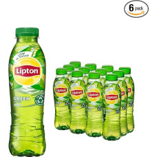 Lipton Original Ice Tea Green een Heerlijk Verfrissende ijsthee - 12 butelių - 500 ml - didmeninė pakuotė