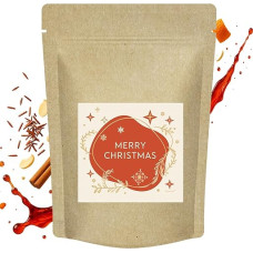 Merry Christmas Tea as Tea Gift - Tea with Cinnamon Orange Flavour - Tea Gift for Christmas by Quertee - 70 g in Zip Bag