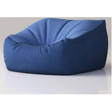 Freizeitsofa Stuhl Wohnzimmer Schlafzimmer Balkon Einleder 75x75cm navyblue