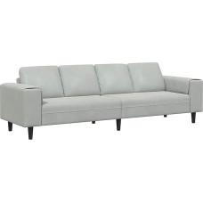 Sofos komplektas Hellgrau Samt Sofa Modelis3335091