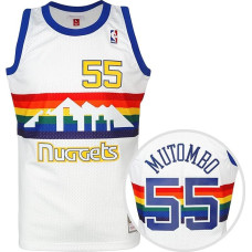 Mitchell & Ness NBA marškinėliai 2.0 Denver Nuggets 1990-91 - D. Mutombo, S, balti