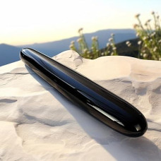 8 colių (21 cm) ilgio brangakmenių lazdelė, skirta masažui arba kaip energetinio gydymo įrankis gydymui, meditacijai, Reiki ar manifestacijai, geresnė apdaila, Aise Jade