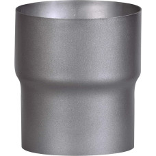 FIREFIX RD150/Ü6 prailginimas nuo 130 iki 150, skirtas 2 mm storio dūmtraukių vamzdžiams, tamsiai pilkai dažytas, nuo 130 mm krosnies jungties iki 150 mm sieninės jungties