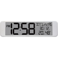 Technoline WS8120 XXL Radio Wall Clock Digital Temperature and Humidity Display 44 cm
