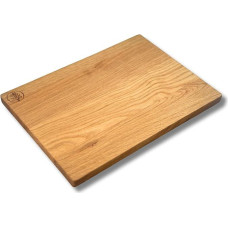 Chopping Board Wood 100% Solid Oak | Size 30 x 40 cm | Chopping Board Serving Board Breakfast Board Wooden Board Bread Board Antibacterial Sustainable