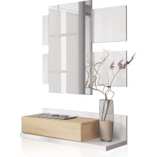 Habitdesign, Tekkan prieškambario lentyna su stalčiumi ir veidrodžiu, 