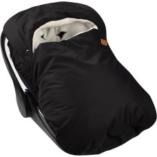 BÉABA, Automobilinė sėdynė sūpynės tinka visoms 0 grupės sėdynėms 0-12 mėnesių Neperšlampama, atspari vėjui, kvėpuojanti TOG 6 Double Fleece 3 5 taškų saugos diržai Access Black