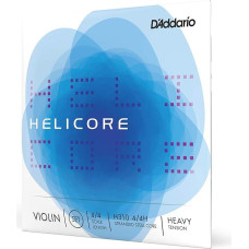 D'Addario Helicore 4/4 skalės didelio įtempimo smuiko stygų rinkinys