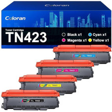 Coloran TN423 Toneris Brother MFC-L8690CDW Toneris suderinamas su Brother 423 TN423 TN423BK TN423BK TN-423BK MFC-L8690CDW Toneris DCP-L8410CDW Toneris HL-L8260CDW MFC-L8690CDW HL-L8360CDW (4 vnt.)