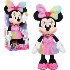 Just Play Disney Junior Minnie Mouse Sparkle and Sing Minnie Mouse 33 cm pliušinis su šviesomis ir garsais