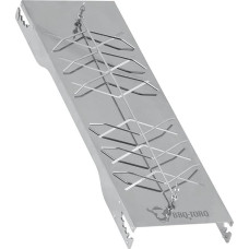 BBQ-Toro Nerūdijančio plieno liepsnos lenta lašišai ir lašišos filė | Lašišos lenta rūkymui arba kepimui ant grotelių | Liepsnos lenta su reguliuojamu pakreipimu | Rūkymo lenta griliui, kepsninei ir ugnies dubeniui